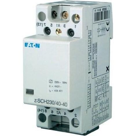 CONTACTEUR MODULAIRE EATON ZSCH 40A 4Z 3M 230V AC Z-SCH230/40-40 248852 (1/5)