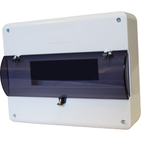 Tableau de distribution modulaire 1x12 en saillie N+PE avec clapet de fumée IP30 Karlik OB-12ZZK (1/2)