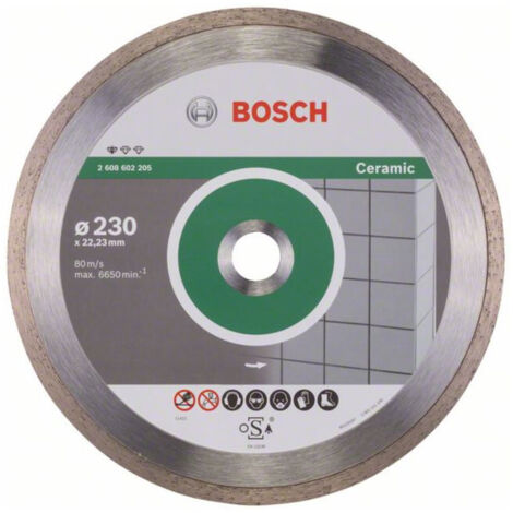 Disque diamant Bosch 230x22 pour céramique