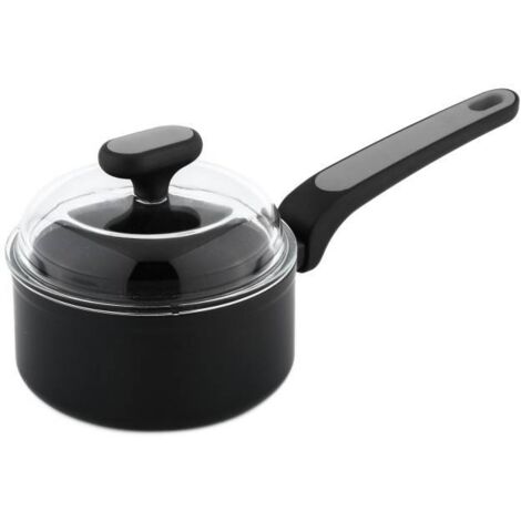 Casserole Salto Silver 1,5 L 16 cm avec couvercle et revêtement Greblon C 3+ NOIS (1/5)