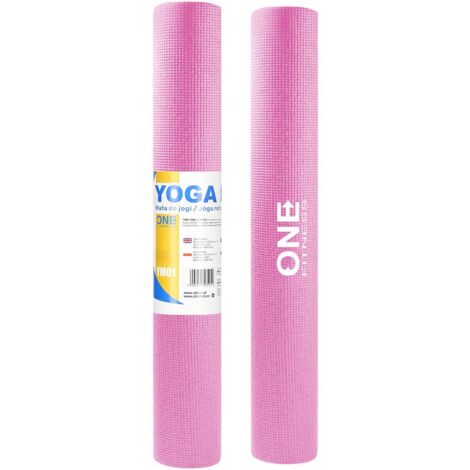 TAPIS DE YOGA YM01 (rose) ONE FITNESS (1/5)
