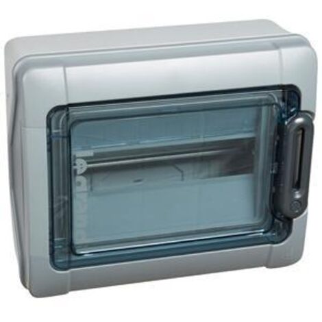 Tableau de distribution modulaire 1x12 apparent transparent IP65 IK09 PLEXO3 PV Legrand 414033