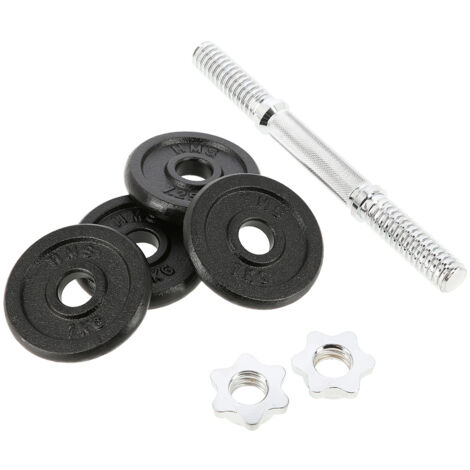 Haltères En Fonte Revêtus Vinyle - 2 X 1,5 Kg - Set De 2, Antidérapants, Faciles à Nettoyer - Pour Fitness Maison, Musculation Légère