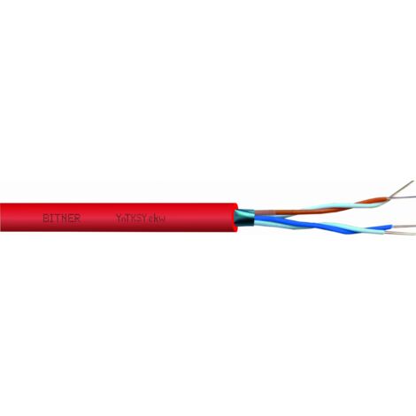 Câble de télécommunication YnTKSYekw 1x2x0,8 TN0100 classe Eca /bobine/