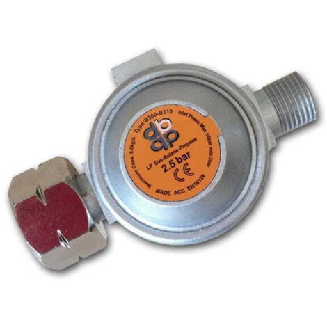 RÉDUCTEUR DE GAZ HAUTE PRESSION 2,5 bar 8 kg/h GZ 3/8"" BRADAS