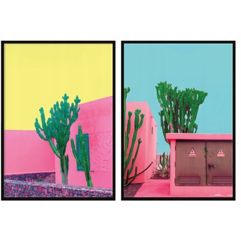 AFFICHES PHOTOS ENCADRÉES 53x73cm Diptyque Lot de 2 tableaux Mexique P730 (1/3)