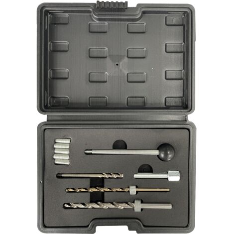 Kit de réparation d'injecteur CDI Mercedes – 5 inserts filetés M6 – Foret étagé 7-8 mm – Taraud M8 x 1,0 mm pour moteurs CDi
