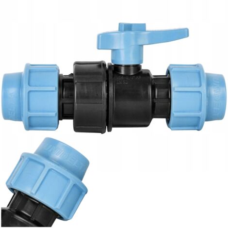 ROBINET À BILLE PE 40 MM POUR EAU PN16 UNIDELTA (1/3)