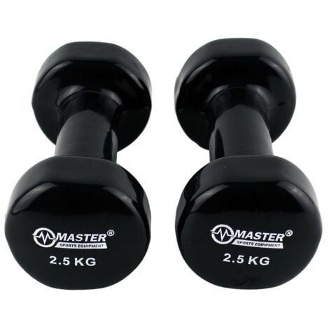 Guidon Bodyline Barre D'haltères En Vinyle Avec Anneau En Fonte