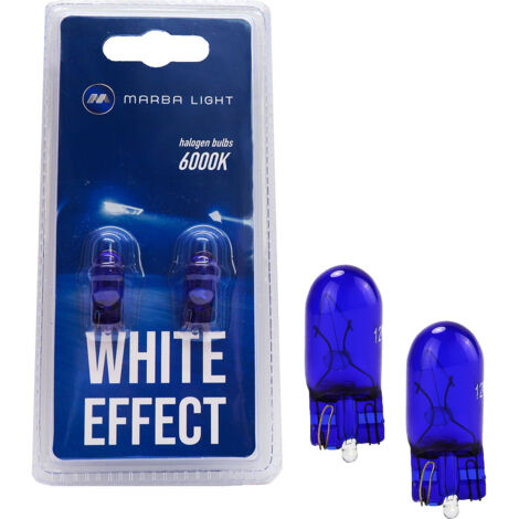 AMPOULES EFFET BLANC MARBA LIGHT W5W T10 12V (1/5)