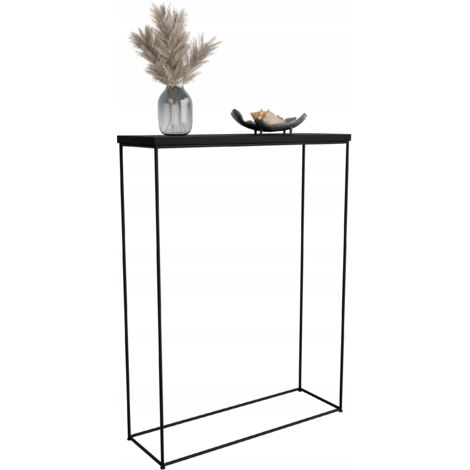 Console d'entrée en fil de fer de 8 mm 60x20 Noir Noir