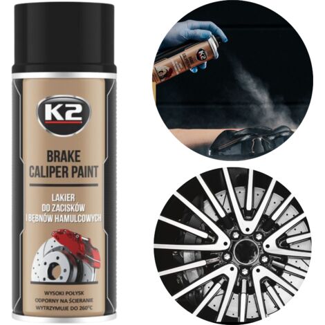 Peinture noire pour étriers et tambours de frein K2 400 ml