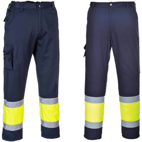 E049 - Pantalon cargo bicolore effet XXL (1/2)