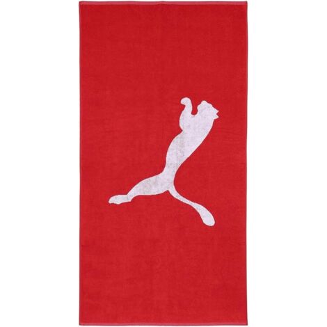 Serviette de plage Y4755 PUMA TEAM, grande taille, taille L 70 x 140 cm