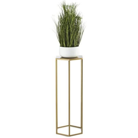 Support de fleurs sur pied 70 cm pour fleurs, doré (1/5)