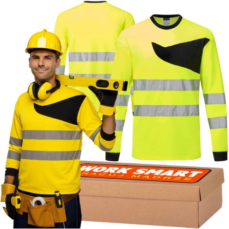 Chemise haute visibilité à manches longues Portwest PW221 Jaune - S - Kingsmill