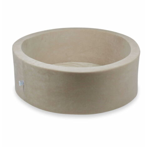 Piscine sèche 90x30cm Velvet Soft Beige sans balles (1/2)