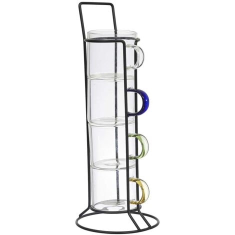 Ensemble de 4 verres à expresso COLORÉS (1/5)