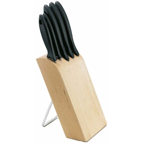 FISKARS Équipement de cuisine - Bloc de couteaux, 5 pièces, bois 1023782 (1/3)