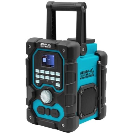 RADIO À BATTERIE DAB+/FM BLUETOOTH 18V USB - DED7006BT