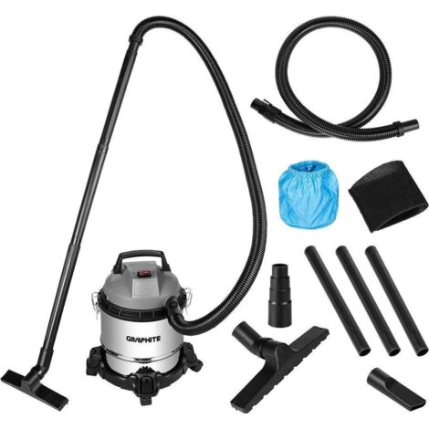 ASPIRATEUR INDUSTRIEL 800W CUVE 12L INOX - T 59G613 (1/3)