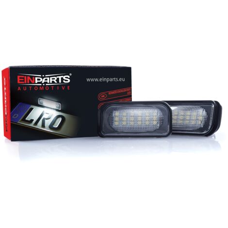 Éclairage de plaque d'immatriculation à LED 6000 K blanc froid 12 V CANBUS pour Mercedes W203 4D 2001-2007 (1/4)