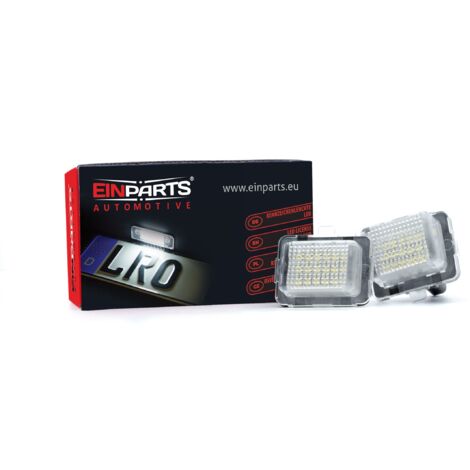 Éclairage de plaque d'immatriculation à LED 6000 K blanc froid 12 V CANBUS pour Mercedes W204 FL, CL C2016, C218, W212, C207 FL, W221 FL, R231 2D (1/4)