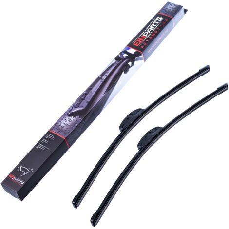 Balais d'essuie-glace avant 530/530 mm dédiés aux modèles Audi, BMW, Chevrolet, Jaguar, Jeep, Saab, Smart VW (1/4)