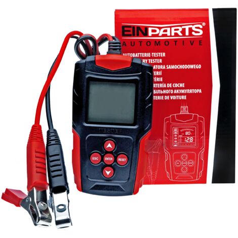 Testeur de batterie numérique 12/24 V avec écran LCD - Diagnostic précis de la batterie