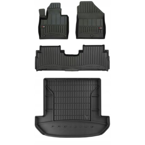 Tapis De Sol 3D Elmasline Pour KIA E-Niro 2022+ - Jeu Complet 4 Pièces Avec Bord Haut Extra Protection