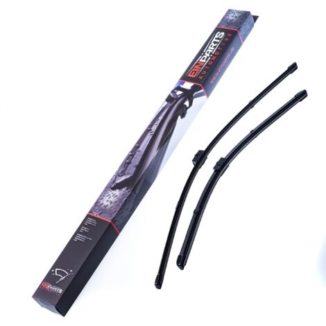 Balais d'essuie-glace avant 610/480 mm dédiés aux BMW 3er E90/E91 2009-2012 (1/4)