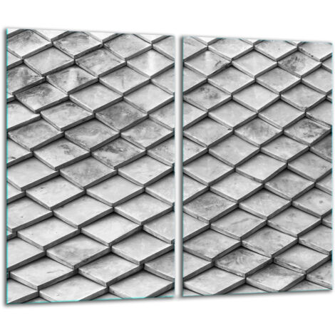 Panneau  hachage en verre 2x 30x52 Mosaque (1/5)