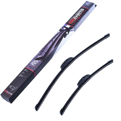 Balais d'essuie-glace avant 560/410 mm dédiés aux modèles Chevrolet, Dacia, Daewoo, Ford, Hyundai, Nissan