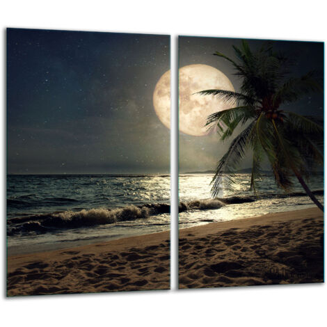 Planche à découper en verre 2x 30x52 NUIT (1/5)
