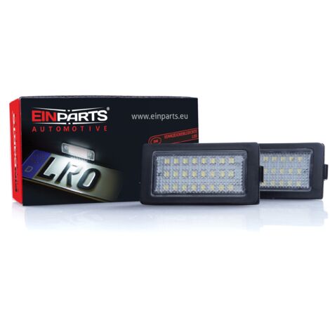 Éclairage de plaque d'immatriculation à LED 6000 K blanc froid 12 V CANBUS pour BMW E38 1995-2001 (1/4)