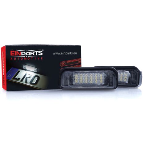 Éclairage de plaque d'immatriculation à LED 6000 K blanc froid 12 V CANBUS pour Mercedes Classe S W220, W220 AMG 1995-2005 (1/4)