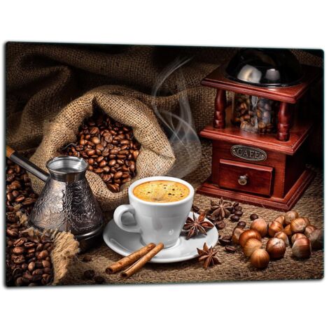 Planche à découper en verre 52x40 café (1/5)