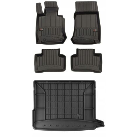 SET de tapis en caoutchouc 3D Mercedes GLC X253 2016-2022 (1/5)