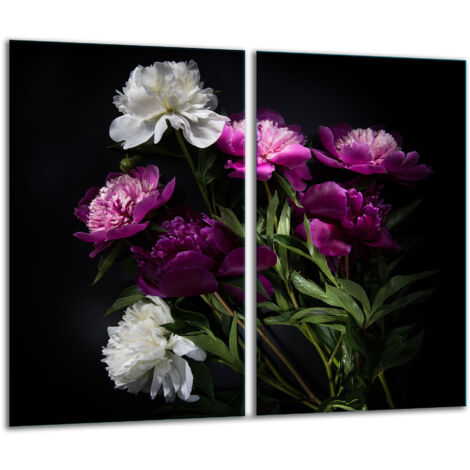 Planche à découper en verre 2 x 30 x 52 cm noire (1/5)