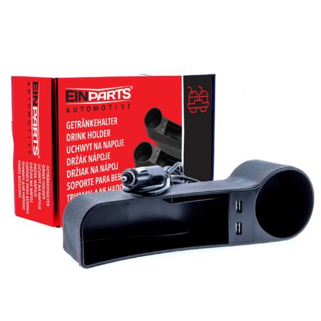 Organiseur de boissons pour voiture avec ports USB - CÔTÉ CONDUCTEUR (1/5)