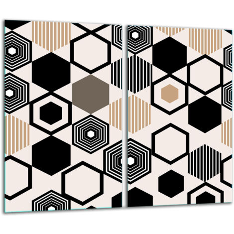 Planche à découper en verre mosaïque 2 x 30 x 52 (1/5)