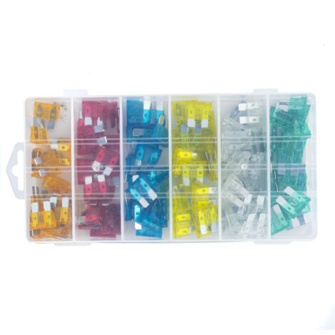Lot de 120 fusibles à lame automobile STANDARD 5A-30A (1/3)