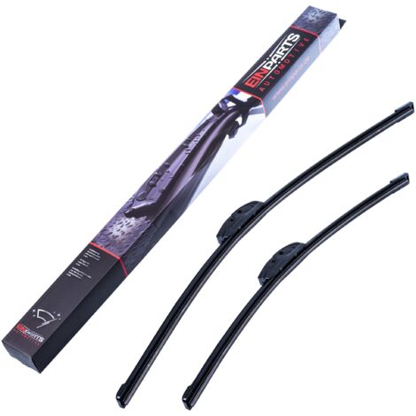 Balais d'essuie-glace avant 610/480 mm dédiés aux modèles Chevrolet, Daewoo, Hyundai, Mazda, Nissan, Opel