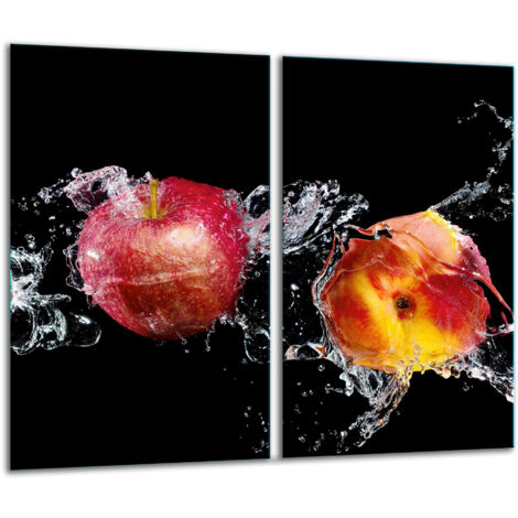 Planche à découper en verre 2x 30x52 fruits (1/5)