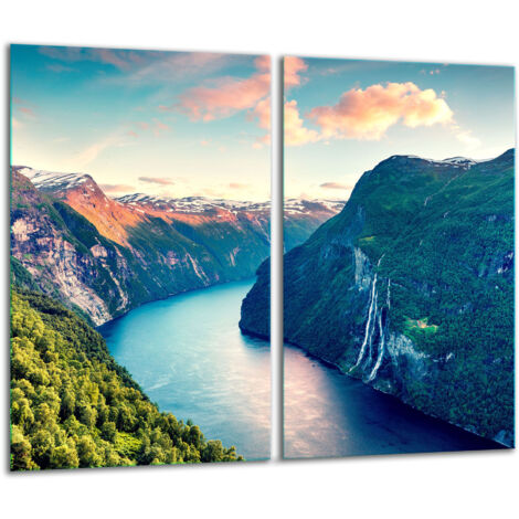 Planche à découper en verre 2 x 30 x 52 cm format paysage (1/5)