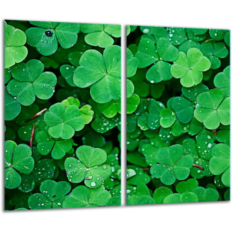 Planche à découper en verre 2 x 30 x 52 cm verte (1/5)