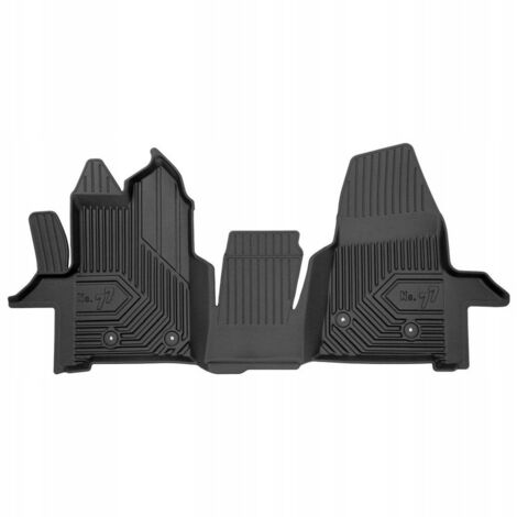 FORD TRANSIT Mk8 2014-2024 PLATEAUX DE TAPIS EN CAOUTCHOUC 7B