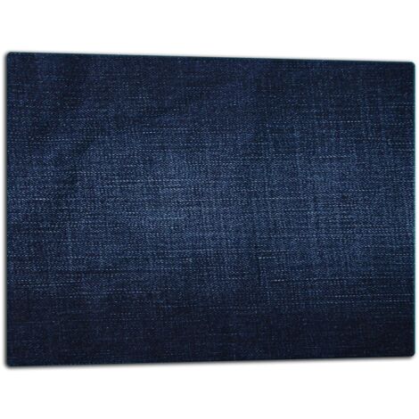 Planche dcouper plaque de verre 52x40 bleu marine (1/5)
