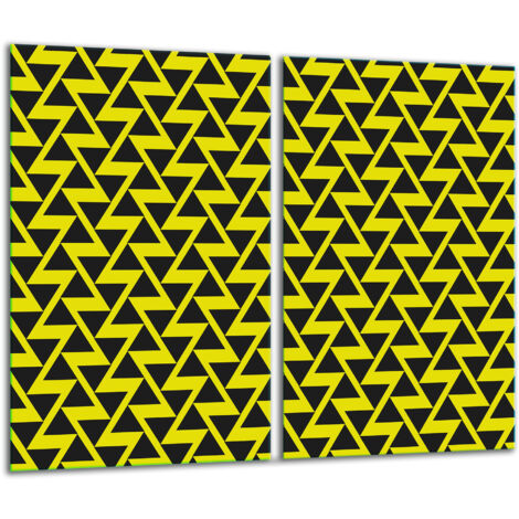 Panne de dcoupe en verre 2x 30x52 motif (1/5)