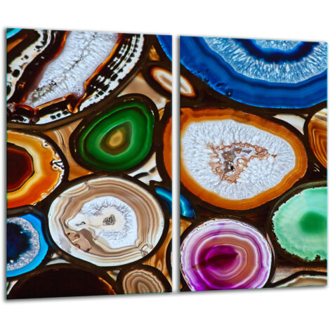 Planche dcouper en verre 2x 30x52 pice (1/5)
